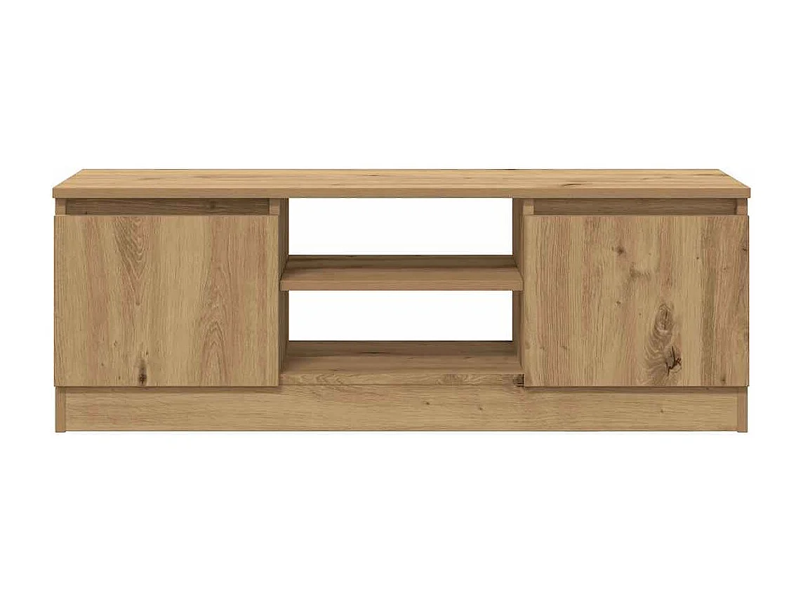 Meuble TV | Banc TV | Armoire TV chêne artisanal 102x30x36 cm bois d'ingénierie