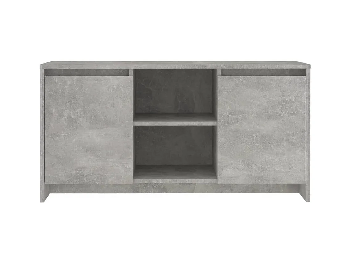 Mueble de TV | Mueble de salón madera contrachapada gris hormigón 102x37,5x52,5cm