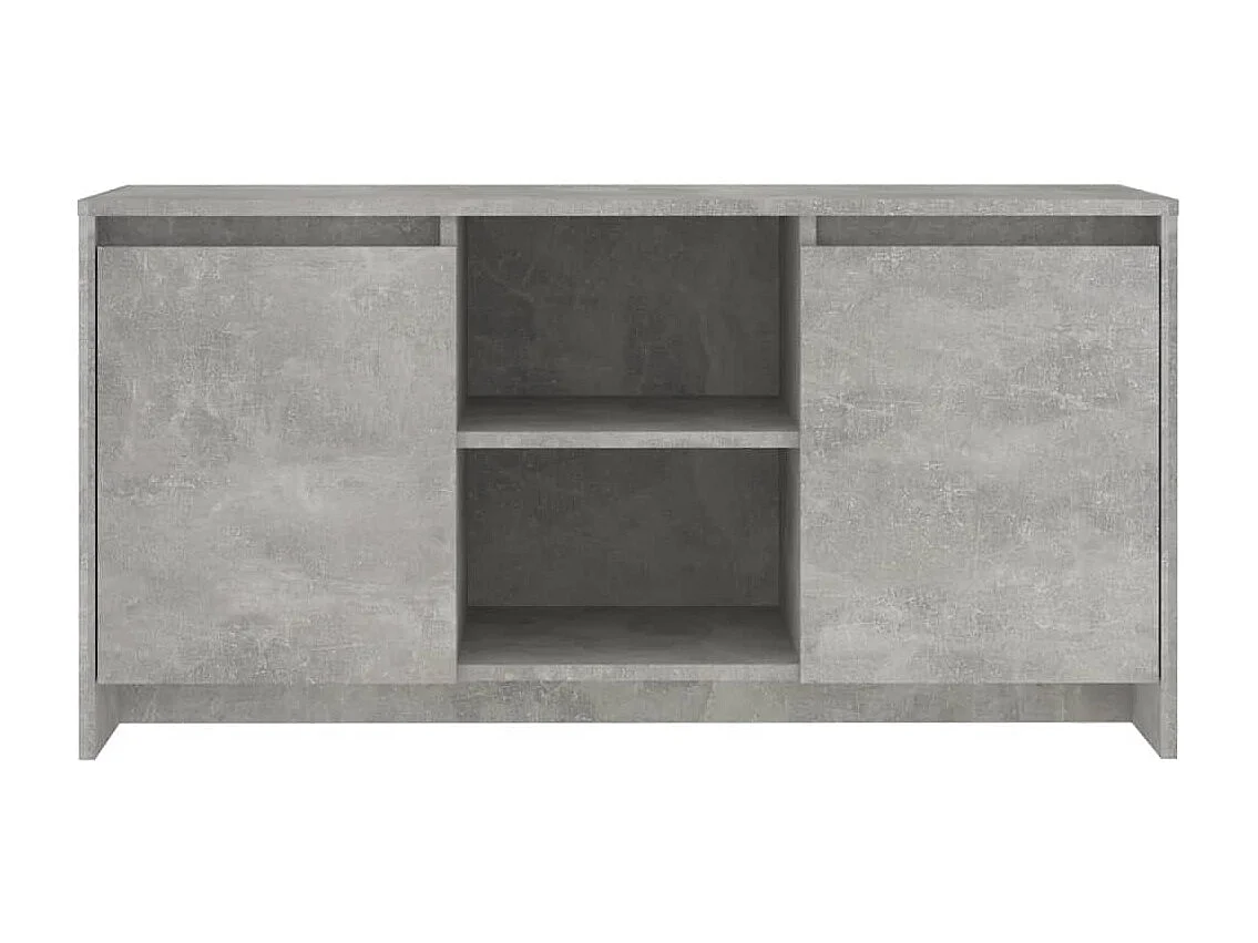 Mueble de TV | Mueble de salón madera contrachapada gris hormigón 102x37,5x52,5cm