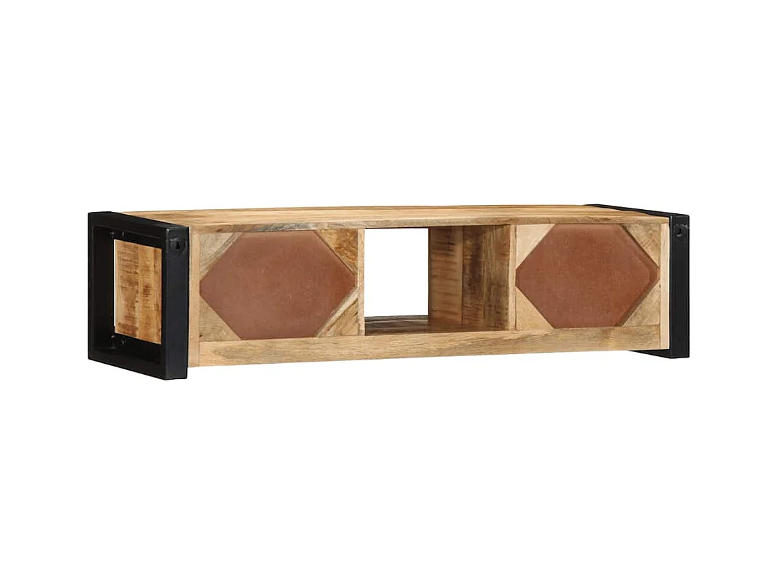 Mueble para la TV | Gabinete de TV | Mueble de salón 100x30x25 madera maciza mango rugosa