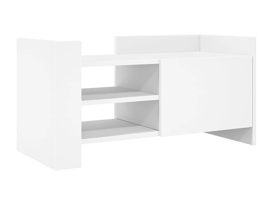 Mueble de TV | Mueble de salón madera de ingeniería blanco 80x35x40 cm