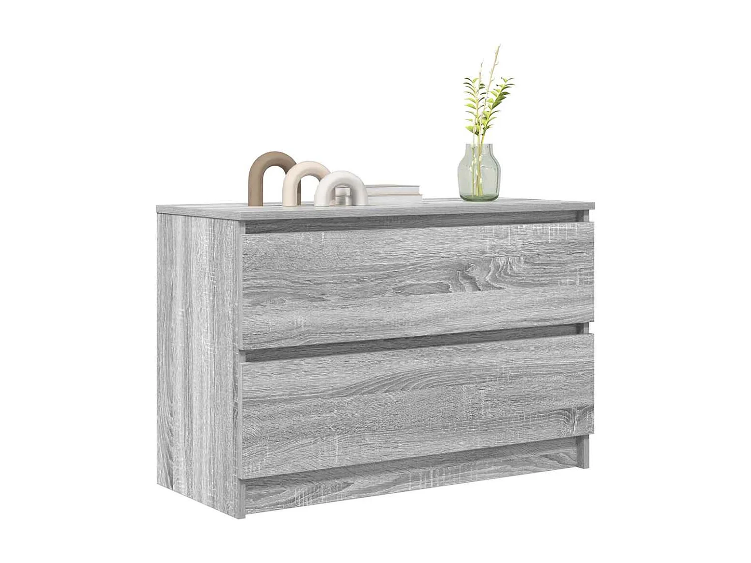 Meuble TV | Banc TV | Armoire TV sonoma gris 80x35x54 cm bois d'ingénierie