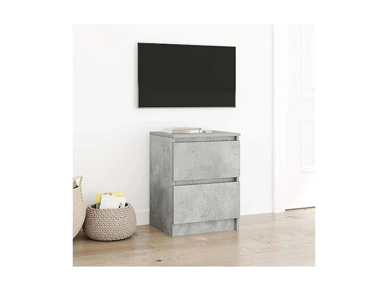 Tv-meubel | Tv-Bank | TV-kast40x35x54 cm spaanplaat betongrijs