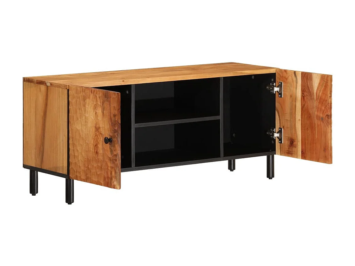 Mueble de TV | Mueble de salón madera maciza de acacia 105x33x46 cm