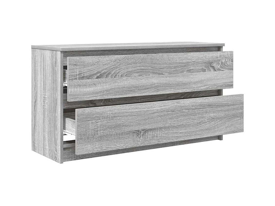 Tv-meubel | Tv-Bank | TV-kast100x35x54 cm bewerkt hout grijs sonoma eikenkleurig