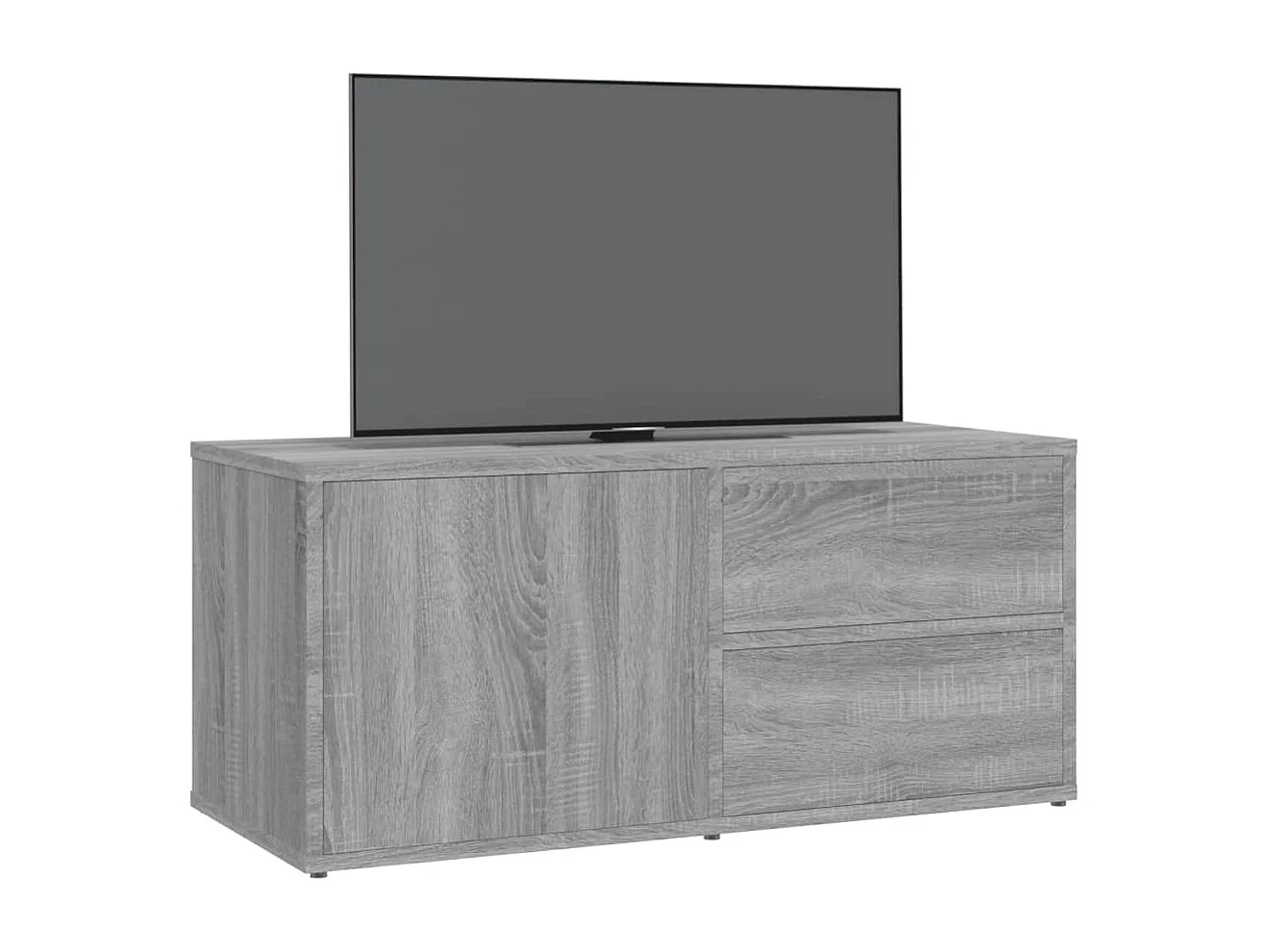 Mueble de TV | Mueble de salón madera contrachapada gris Sonoma 80x34x36 cm