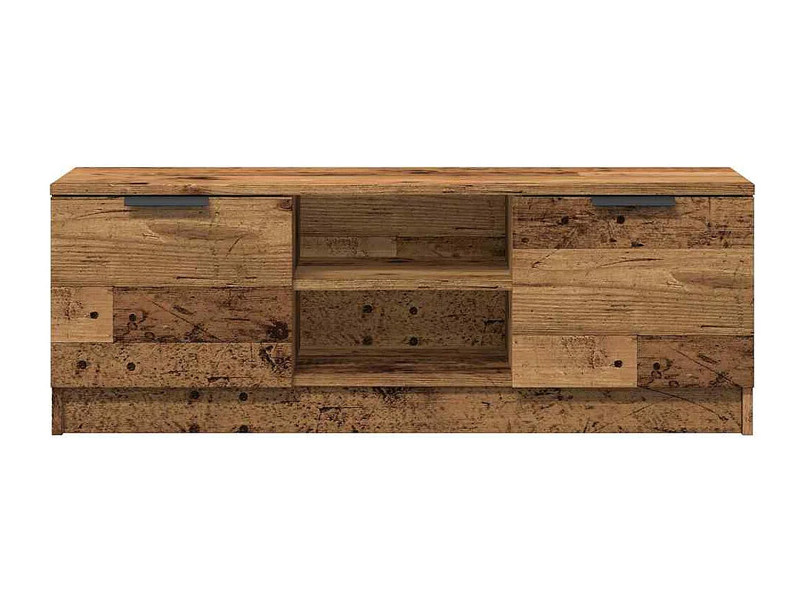 Mueble de TV | Mueble de salón madera contrachapada madera antigua 102x35x36,5 cm