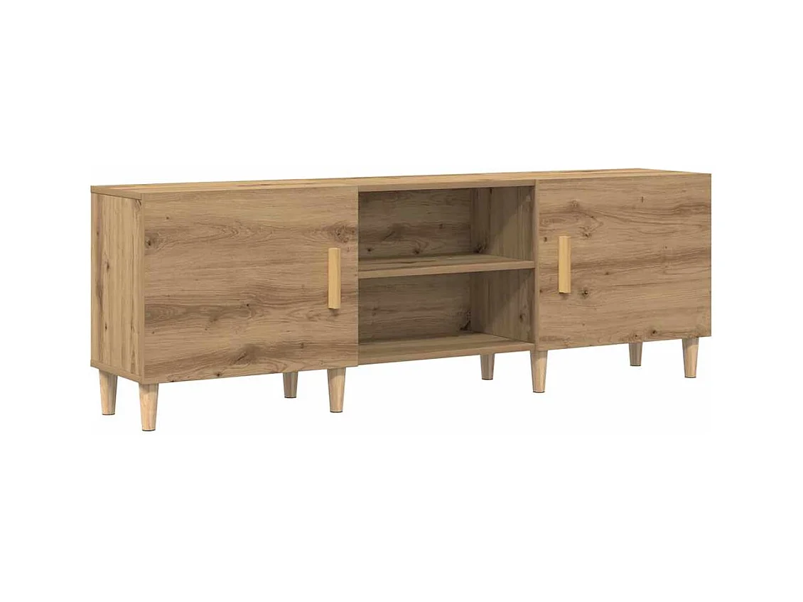 Tv-meubel | Tv-Bank | TV-kastin Artisan Eiken - 150x30x50 cm - Gemaakt van Engineered Wood