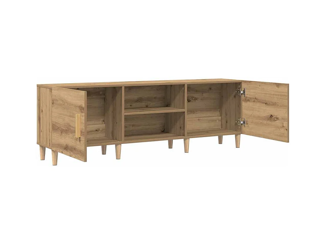 Tv-meubel | Tv-Bank | TV-kastin Artisan Eiken - 150x30x50 cm - Gemaakt van Engineered Wood