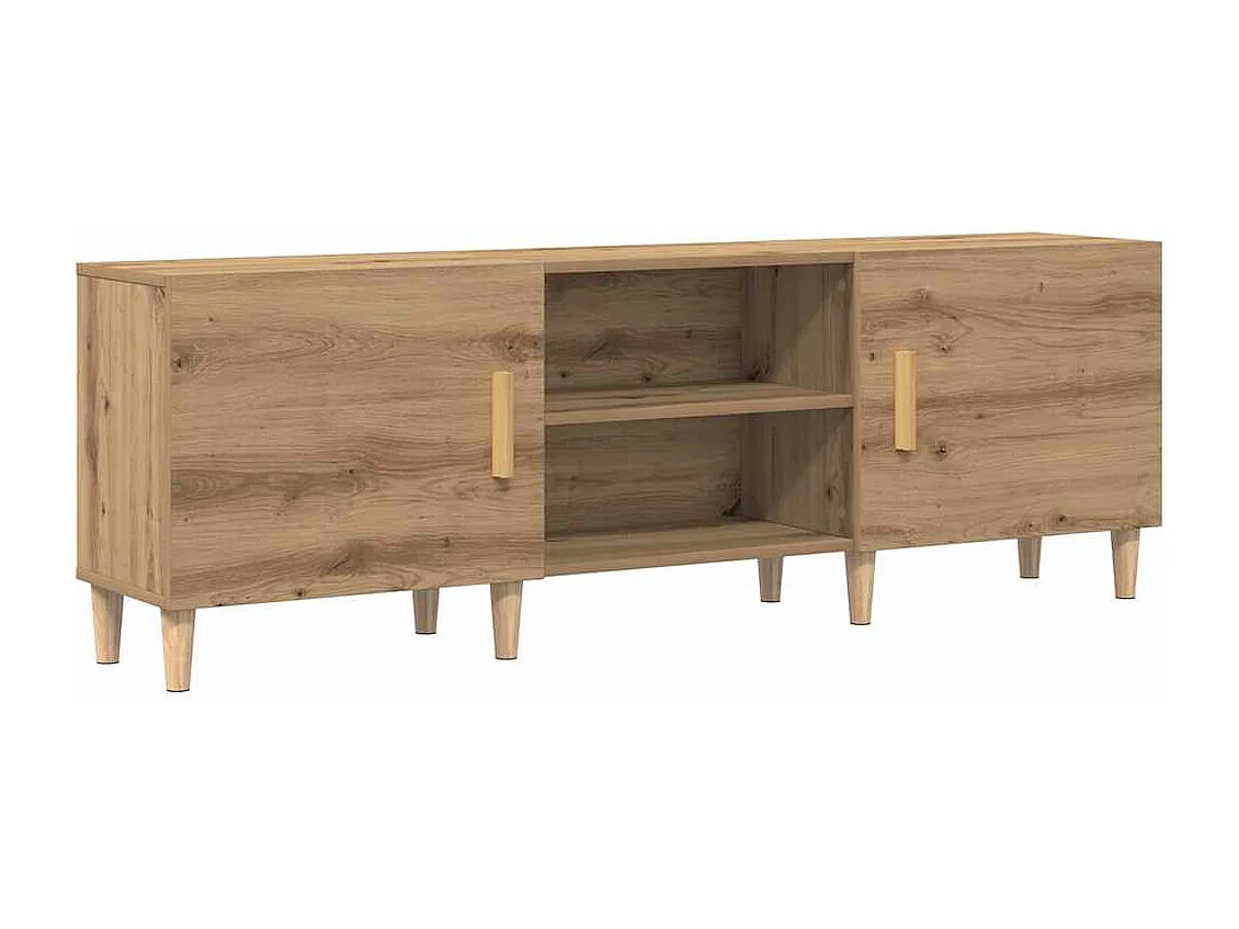 Tv-meubel | Tv-Bank | TV-kastin Artisan Eiken - 150x30x50 cm - Gemaakt van Engineered Wood