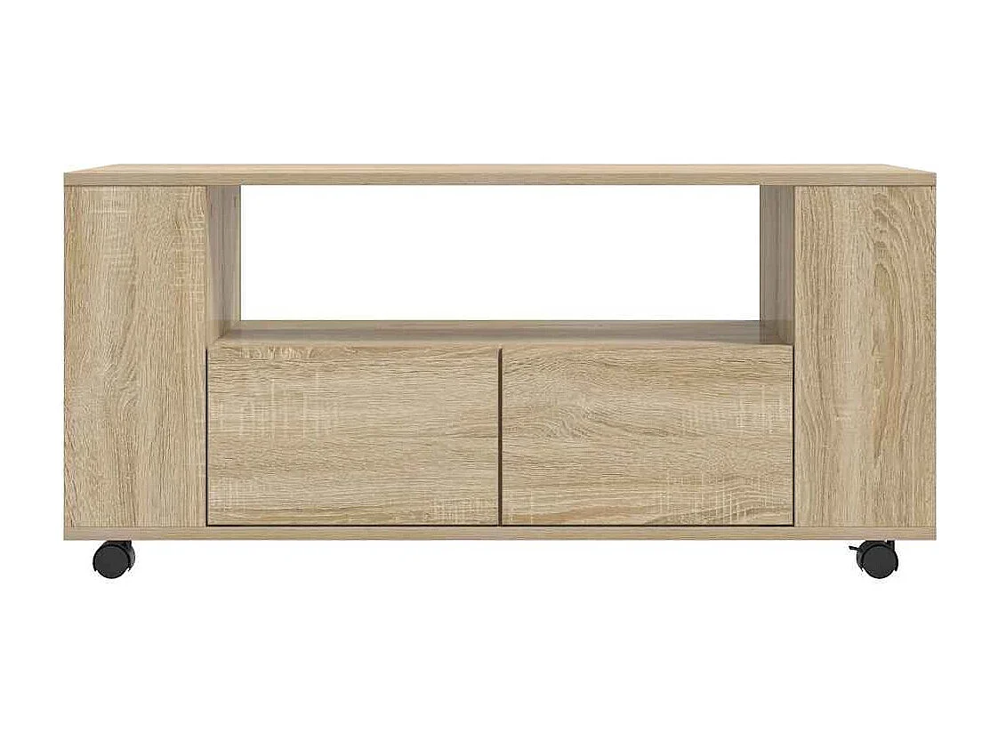 Mueble para TV  | Gabinete de TV |  Mueble de salón madera de ingeniería roble Sonoma 102x34,5x43 cm