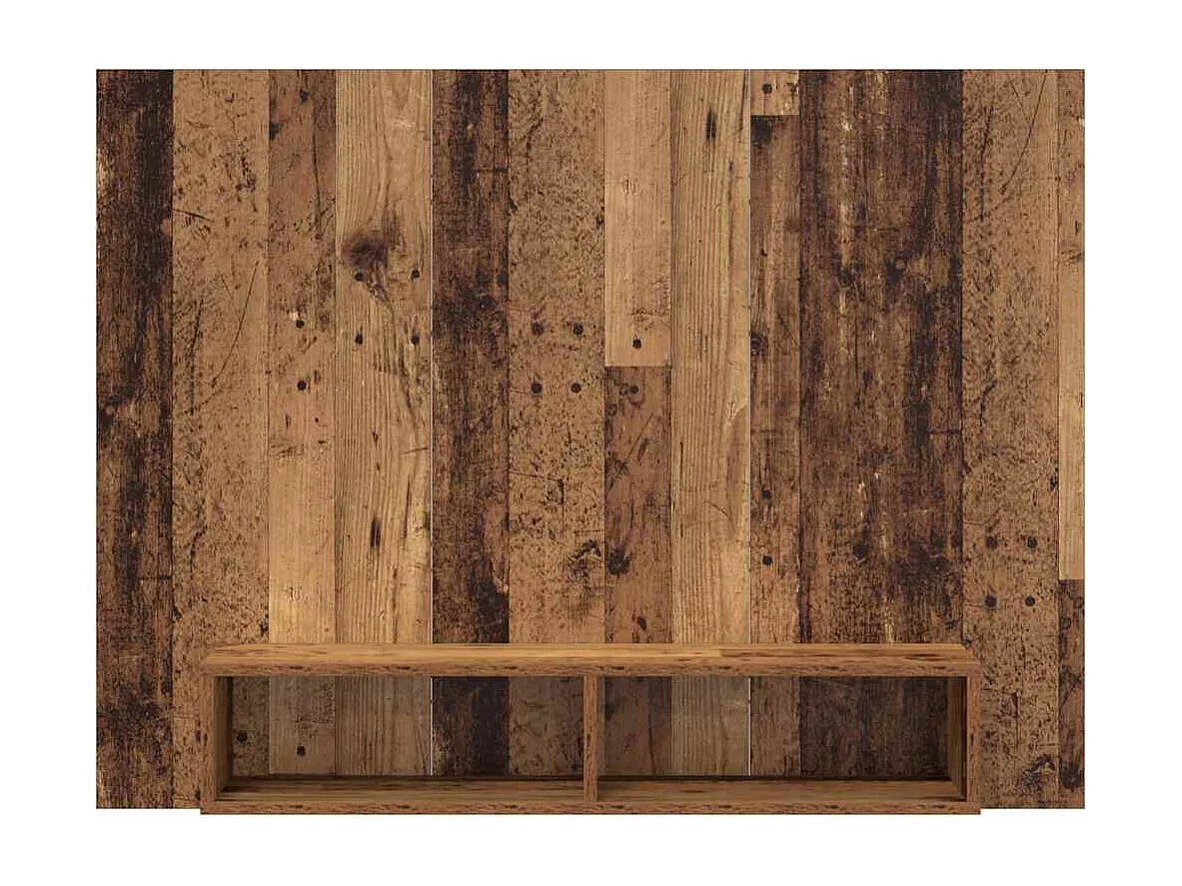 Mobile TV | Armadietto TV da Parete Legno vecchio 120 x 23.5 x 90 cm