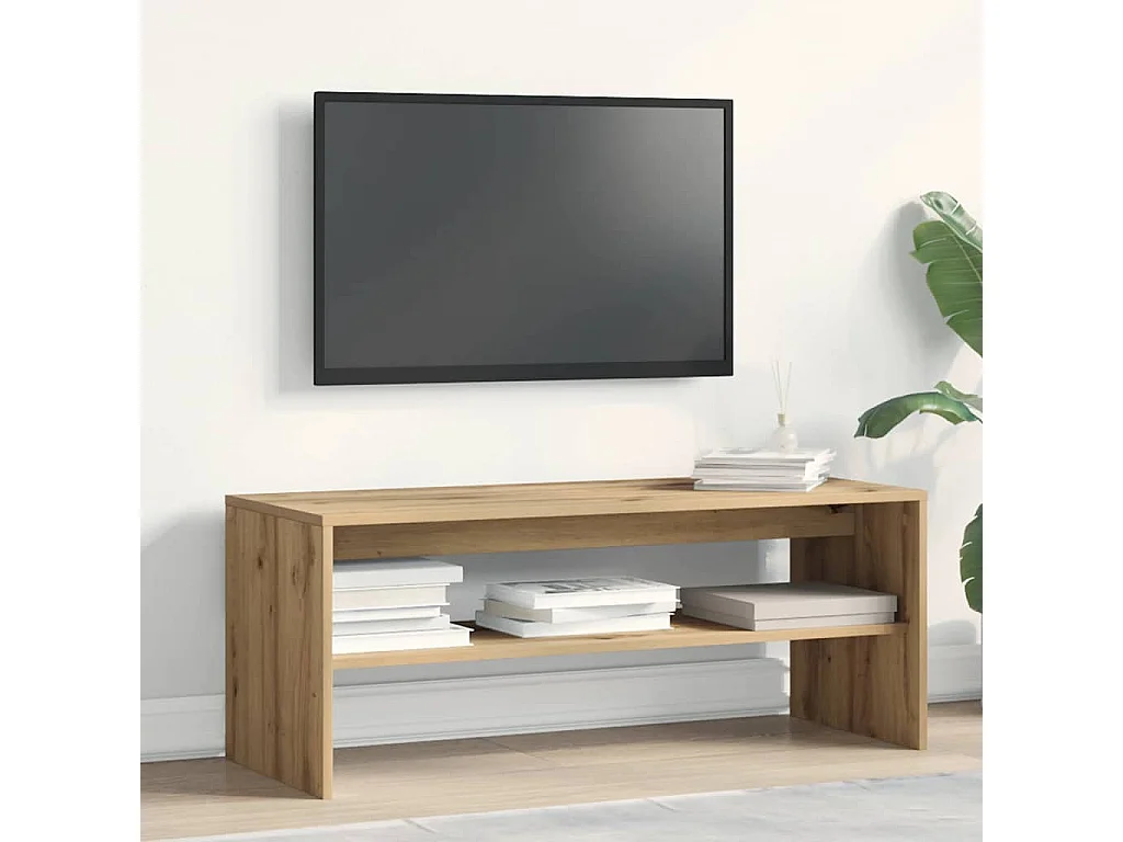 Mueble de TV | Mueble de salón madera de ingeniería roble artisan 100x40x40 cm