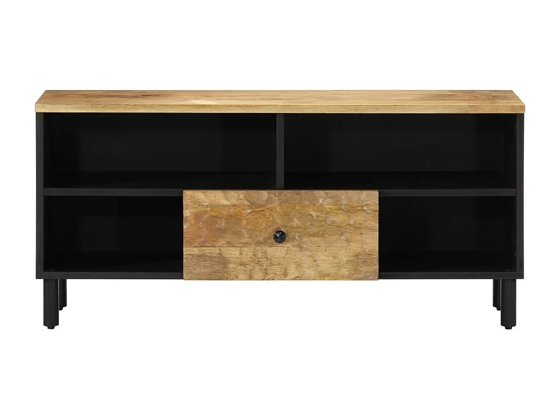 Mueble de TV | Mueble de salón madera maciza de mango 100x33x46 cm