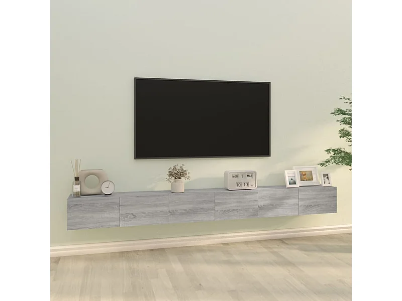 Ensemble de meubles TV | Bancs TV | Armoires TV 3 pcs Sonoma gris Bois d'ingénierie