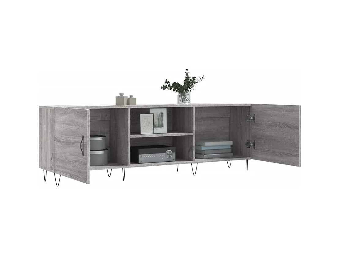 Meuble TV | Banc TV | Armoire TV sonoma gris 150x30x50 cm bois d'ingénierie