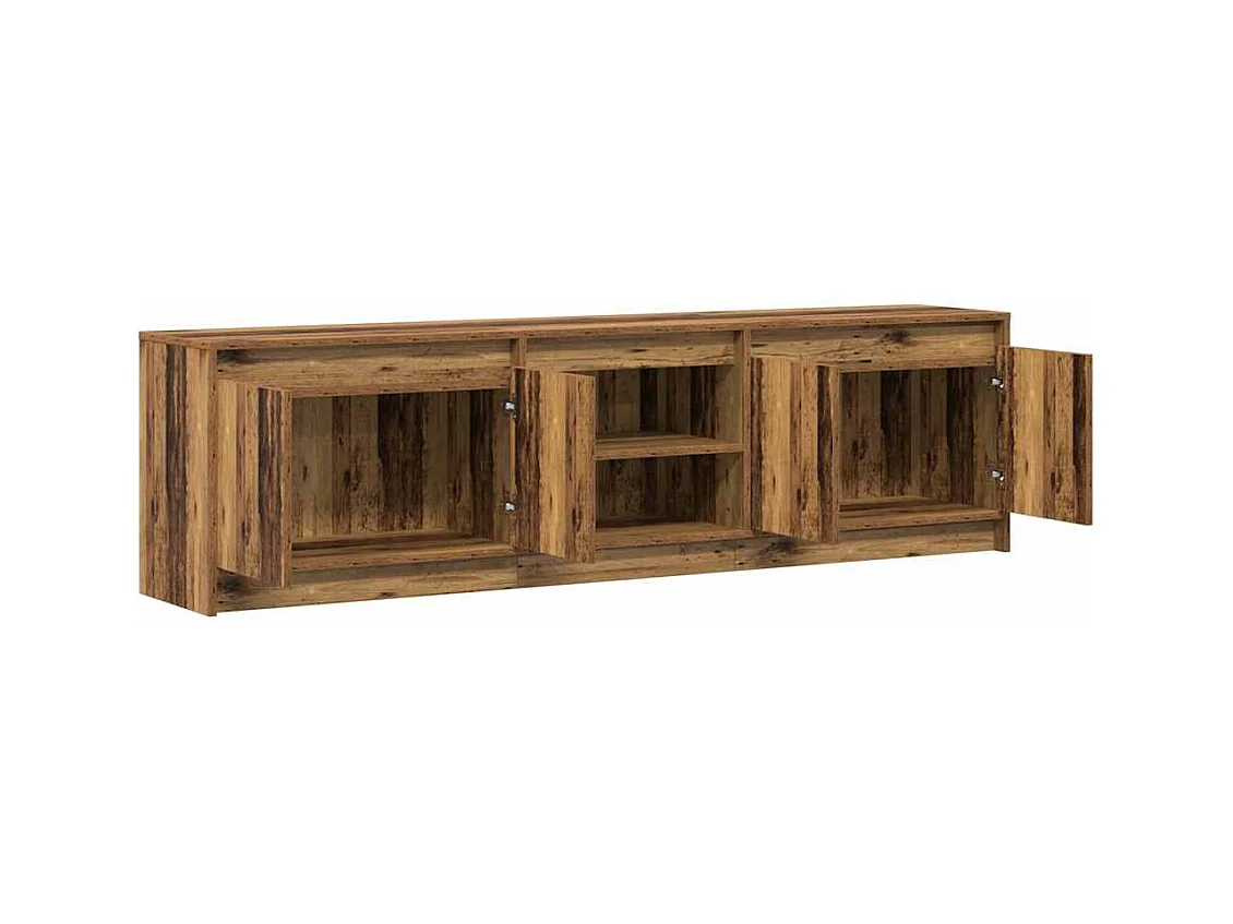 TV-kast | Tv-meubel | Tv-Bank Bruin 180 x 34 x 50 cm Geengineerd hout en Spaanplaat