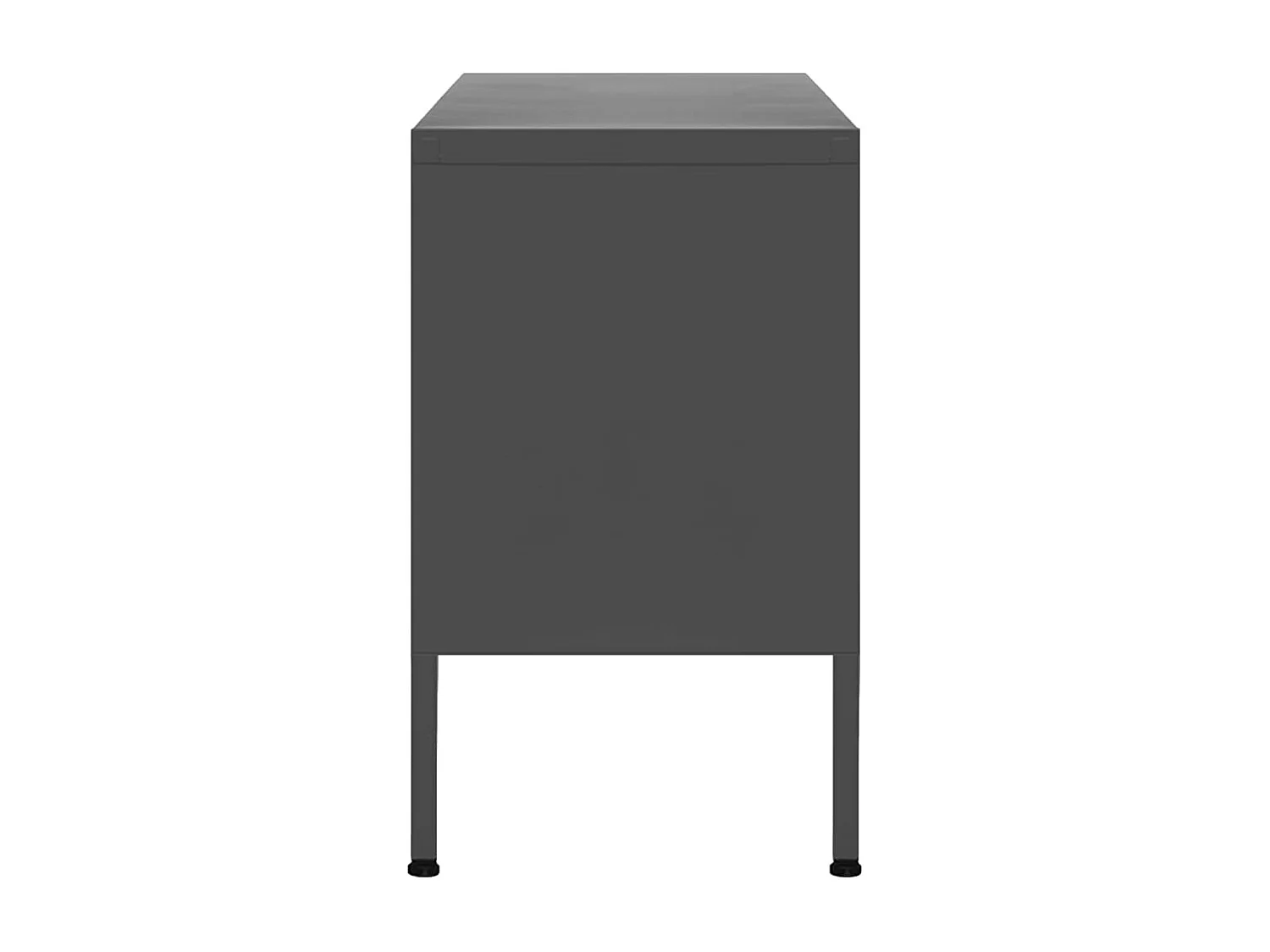 Meuble TV | Banc TV | Armoire TV Anthracite 105x35x50 cm Acier