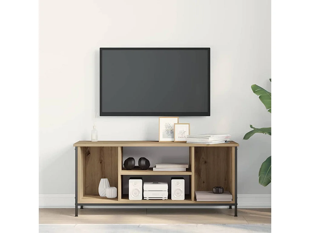 Gabinete de TV | Mueble de TV | Mueble de salón Roble artisan 102 x 35 x 45 cm