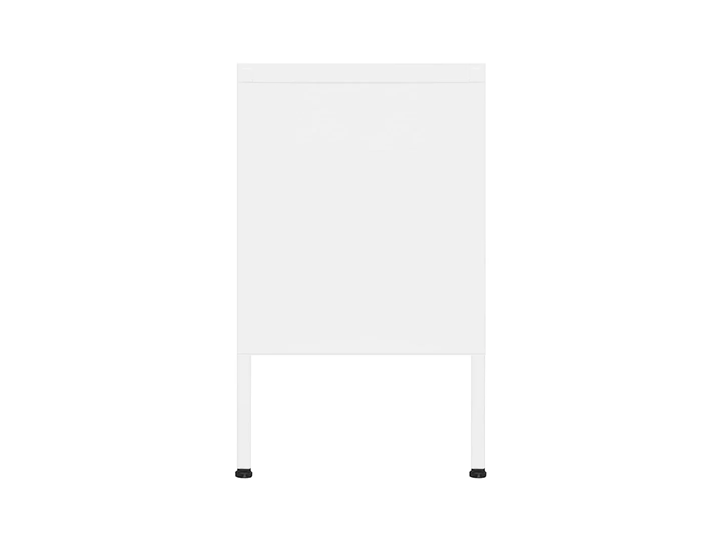 Mueble para TV  | Gabinete de TV |  Mueble de salón de acero blanco 105x35x50 cm