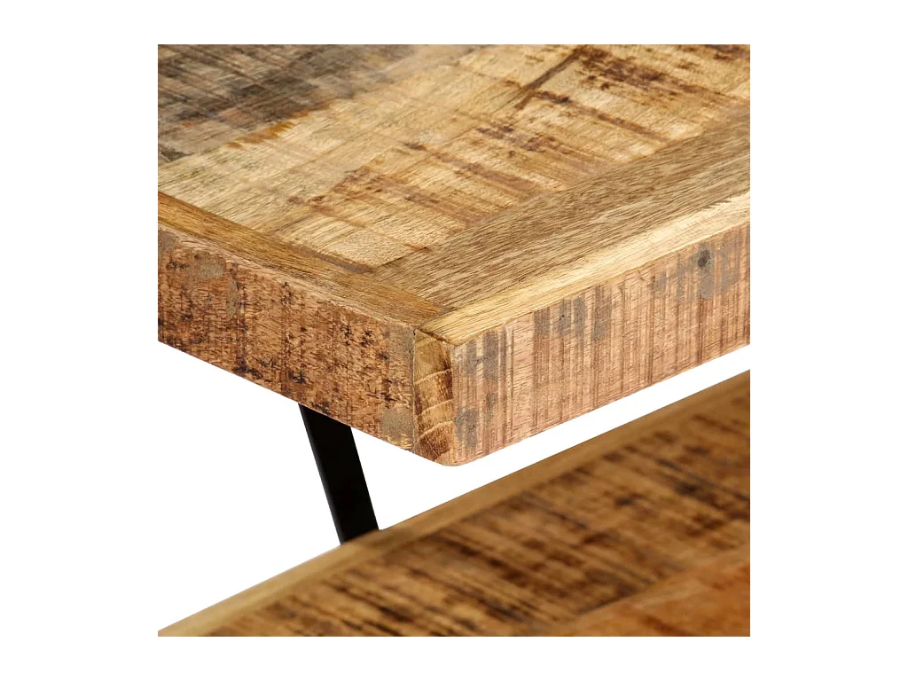 Mueble para TV  | Gabinete de TV |  Mueble de salón de madera maciza de mango 160x40x50 cm