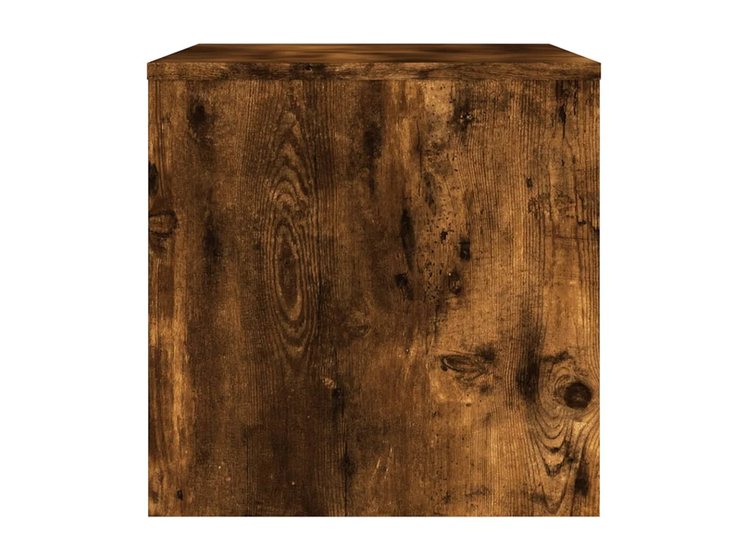 Meuble TV | Banc TV | Armoire TV chêne fumé 80x40x40 cm bois d'ingénierie