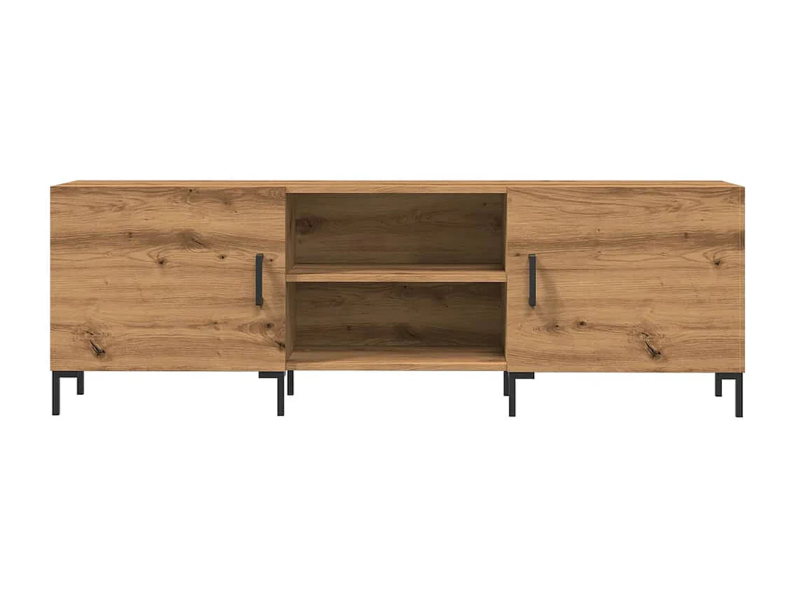 Meuble TV | Banc TV | Armoire TV chêne artisanal 150x30x50 cm bois d'ingénierie