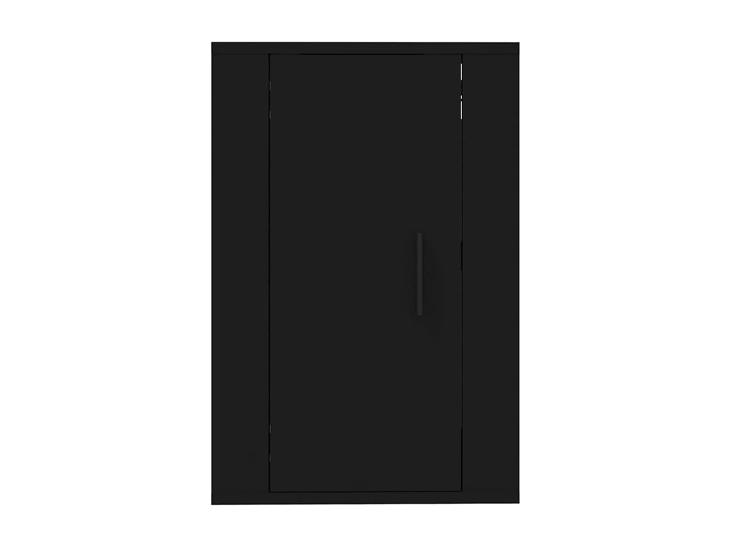 Mueble para TV  | Gabinete de TV |  Mueble de salón de pared negro 40x34,5x60 cm