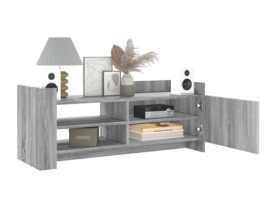 Meuble TV | Banc TV | Armoire TV Sonoma gris 100x35x40 cm Bois d'ingénierie