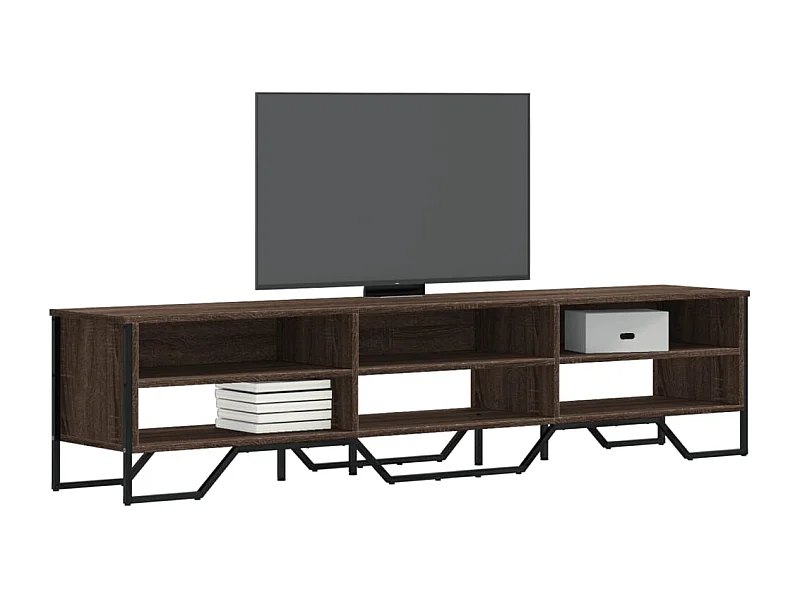 Mueble de TV | Mueble de salón madera de ingeniería roble marrón 180x34x41 cm