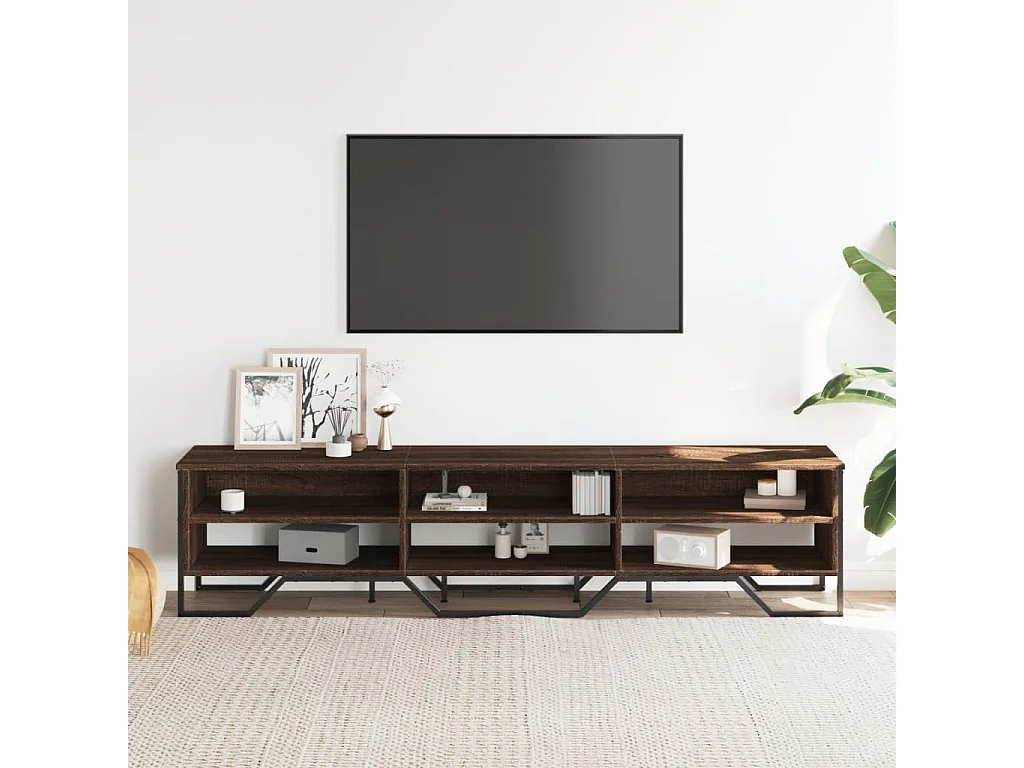 Meuble TV | Banc TV | Armoire TV chêne marron 180x34x41 cm bois d'ingénierie