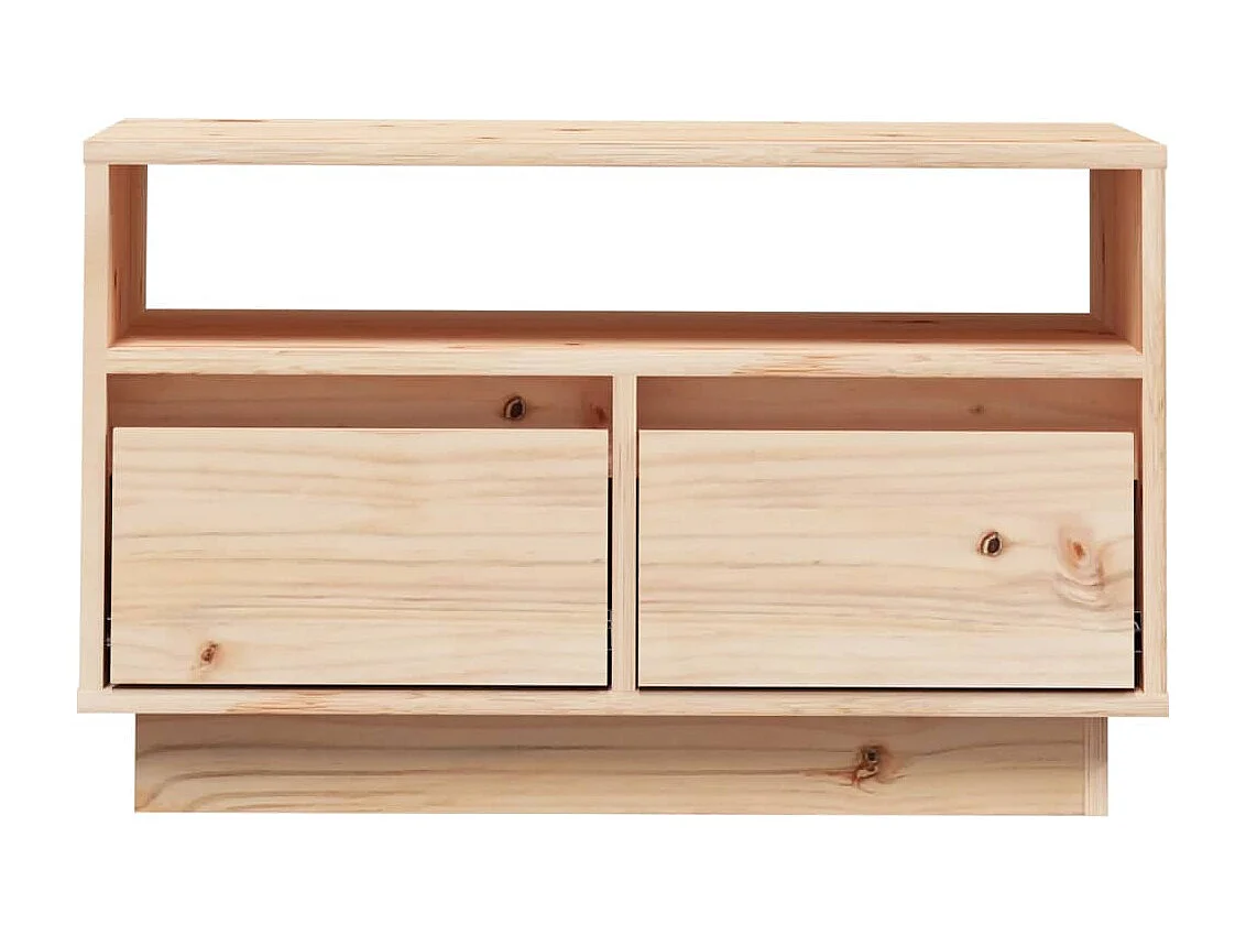 Mueble de TV | Mueble de salón de madera maciza de pino 60x35x37 cm