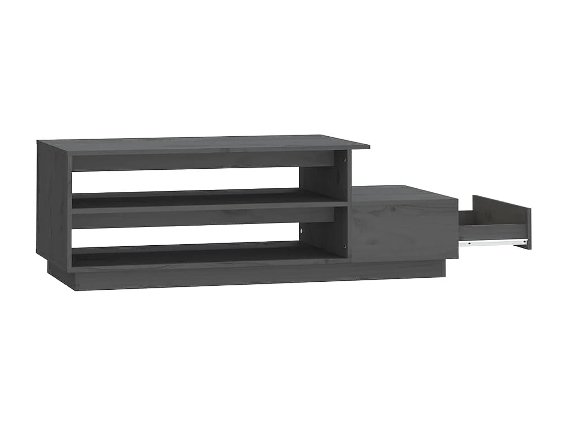 Mesa de centro | Mesa auxiliar madera contrachapada gris hormigón 90x50x36,5 cm SHL4793