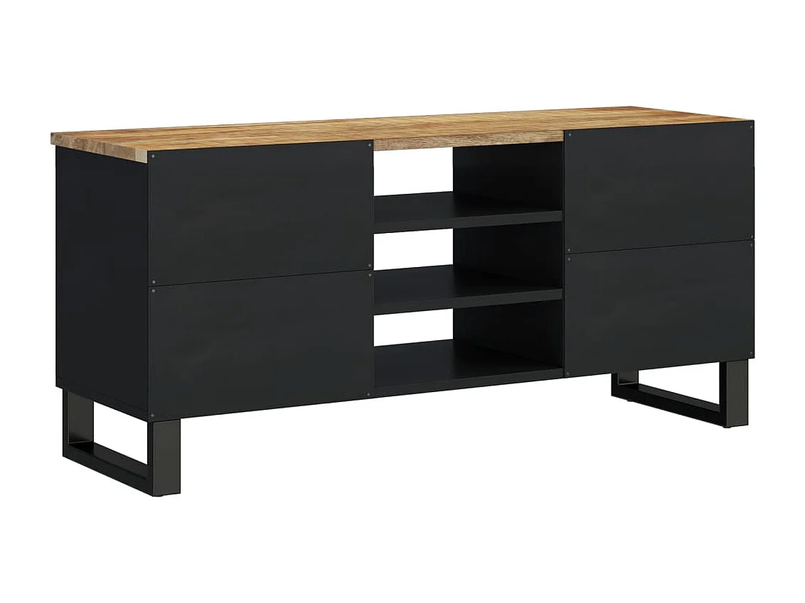 Mueble de TV | Mueble de salón madera mango y madera contrachapada 100x33x46 cm