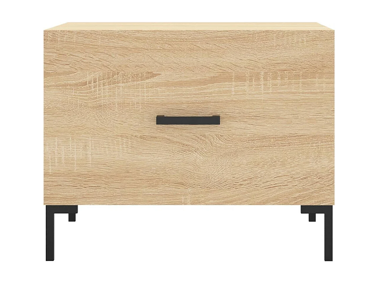 Lot de 2 Tables basses-Tables d'appoint chêne sonoma 50x50x40 cm bois d'ingénierie SHL65718