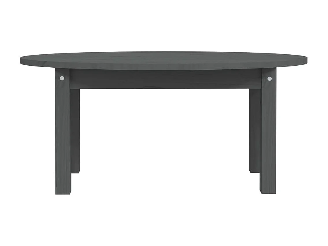 Mesa de centro | Mesa auxiliar madera de ingeniería gris hormigón 100x100x31 cm SHL1665