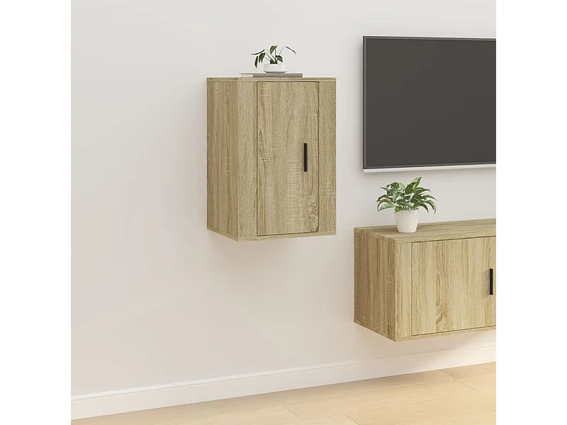 Mueble para TV  | Gabinete de TV |  Mueble de salón de pared roble Sonoma 40x34,5x60 cm