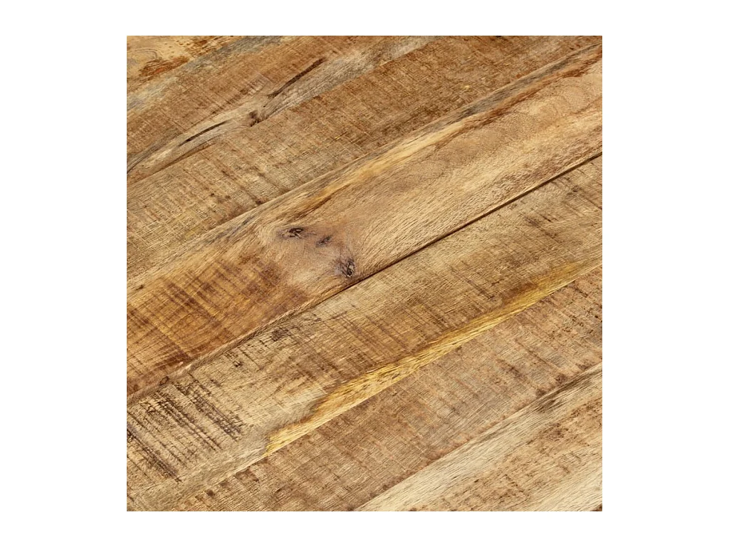 Conjunto de 2 Mesas de Centro Baixas | Mesa de apoio madeira de mangueira maciça