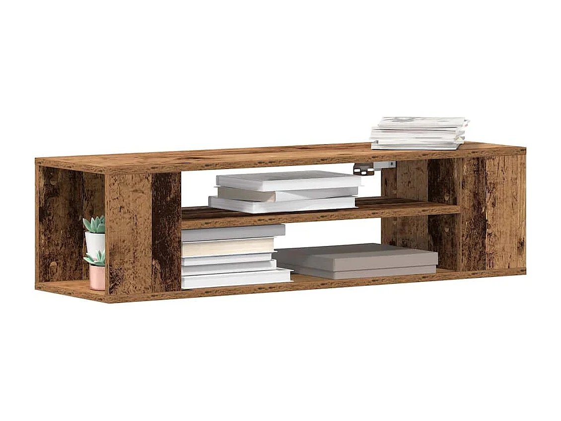 Gabinete de TV | Mueble de TV | Mueble de salón Marrón 100 x 30 x 26.5 cm Madera contrachapada