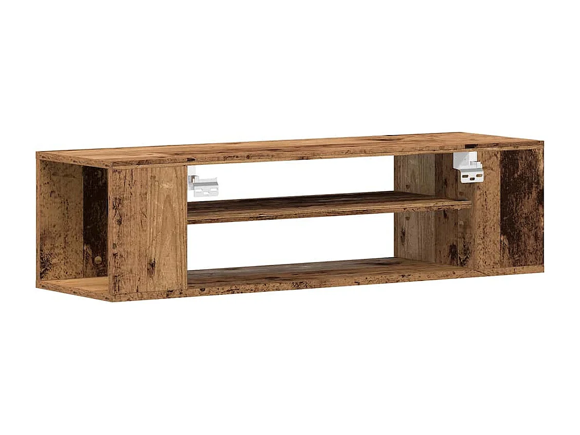 Gabinete de TV | Mueble de TV | Mueble de salón Marrón 100 x 30 x 26.5 cm Madera contrachapada