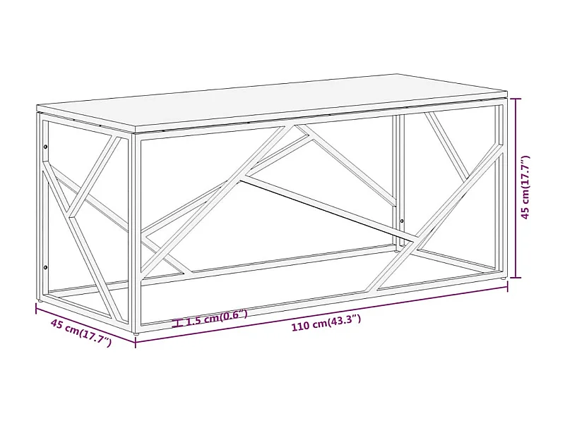 Mesa de centro | Mesa auxiliar apilable 2 pzas madera ingeniería gris Sonoma SHL2624