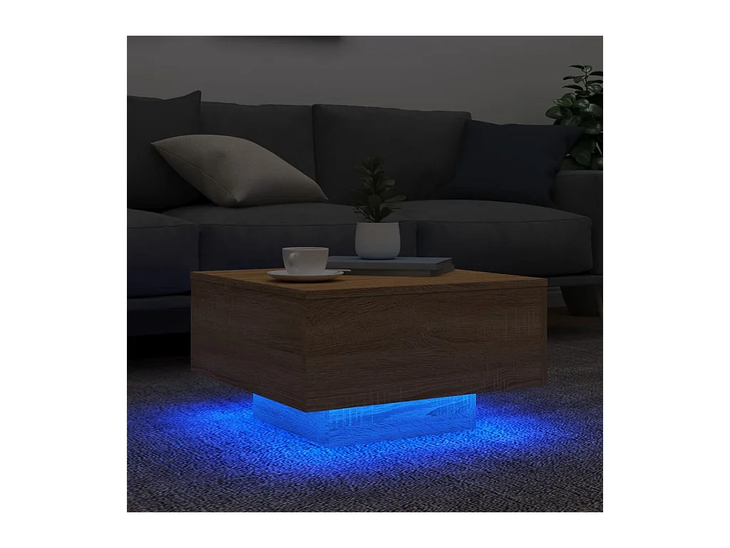 Mesa de centro-Mesa auxiliar de jardín madera maciza de acacia 60x60x31,5 cm SHL299390