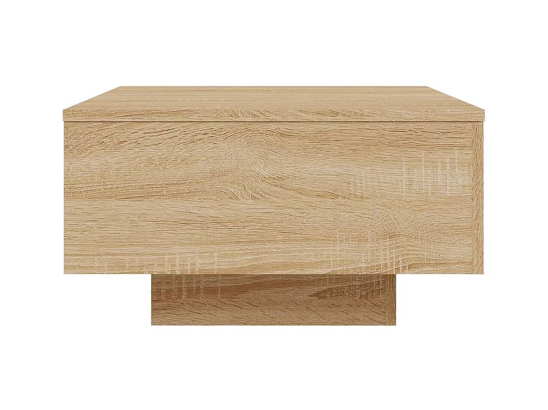 Mesa de centro-Mesa auxiliar de jardín madera maciza de acacia 60x60x31,5 cm SHL299390