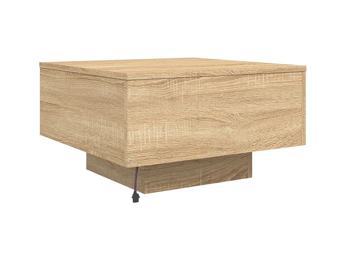 Mesa de centro-Mesa auxiliar de jardín madera maciza de acacia 60x60x31,5 cm SHL299390
