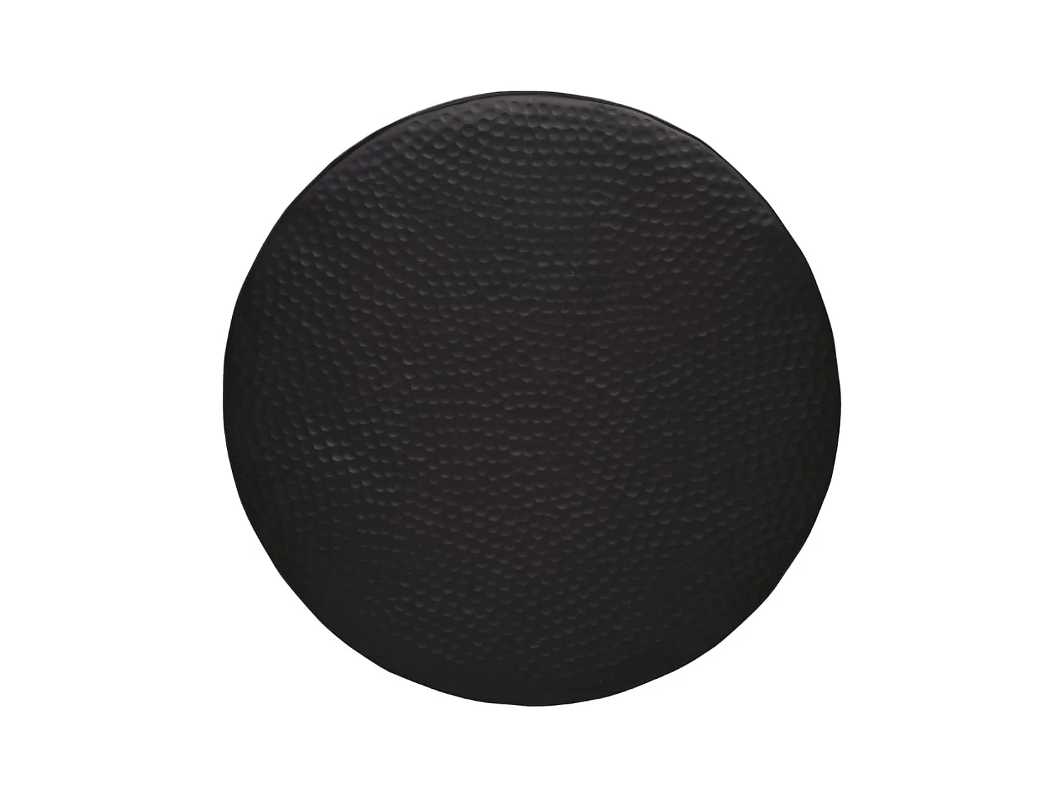 Table basse salon-Table d'appoint martelée en aluminium Ø 50x30 cm noir SHL13917