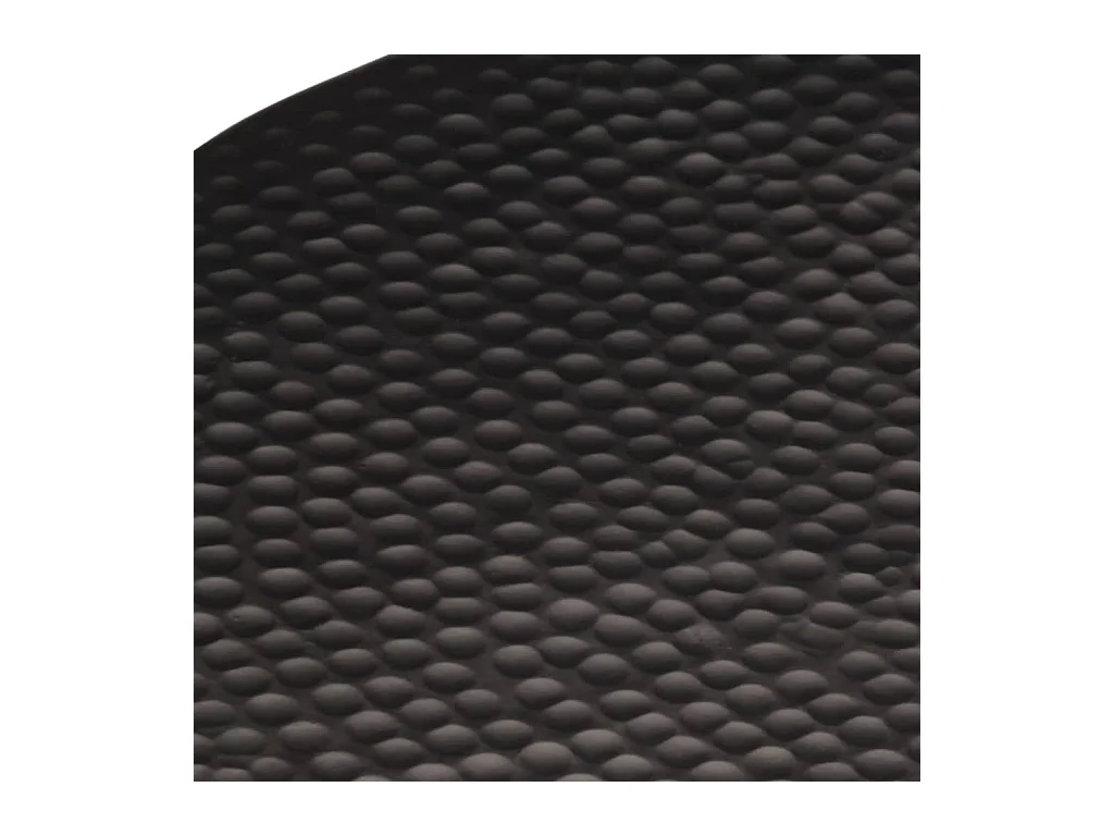 Table basse salon-Table d'appoint martelée en aluminium Ø 50x30 cm noir SHL13917