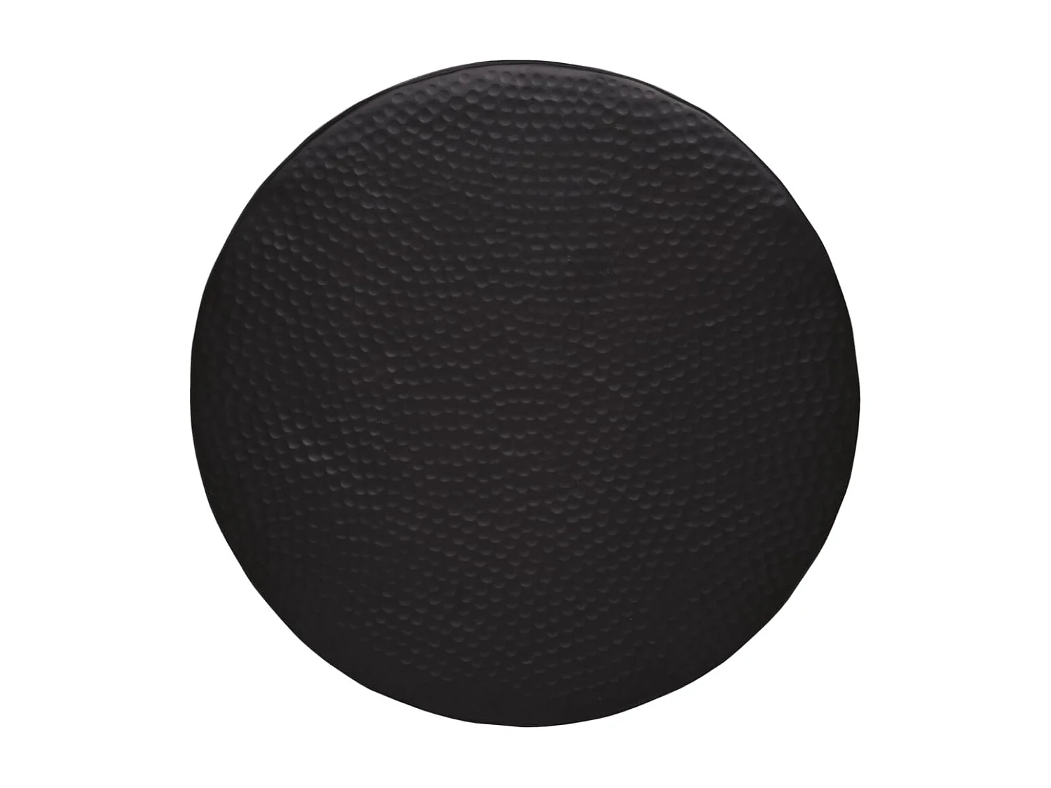 Table basse salon-Table d'appoint martelée en aluminium Ø 50x30 cm noir SHL13917