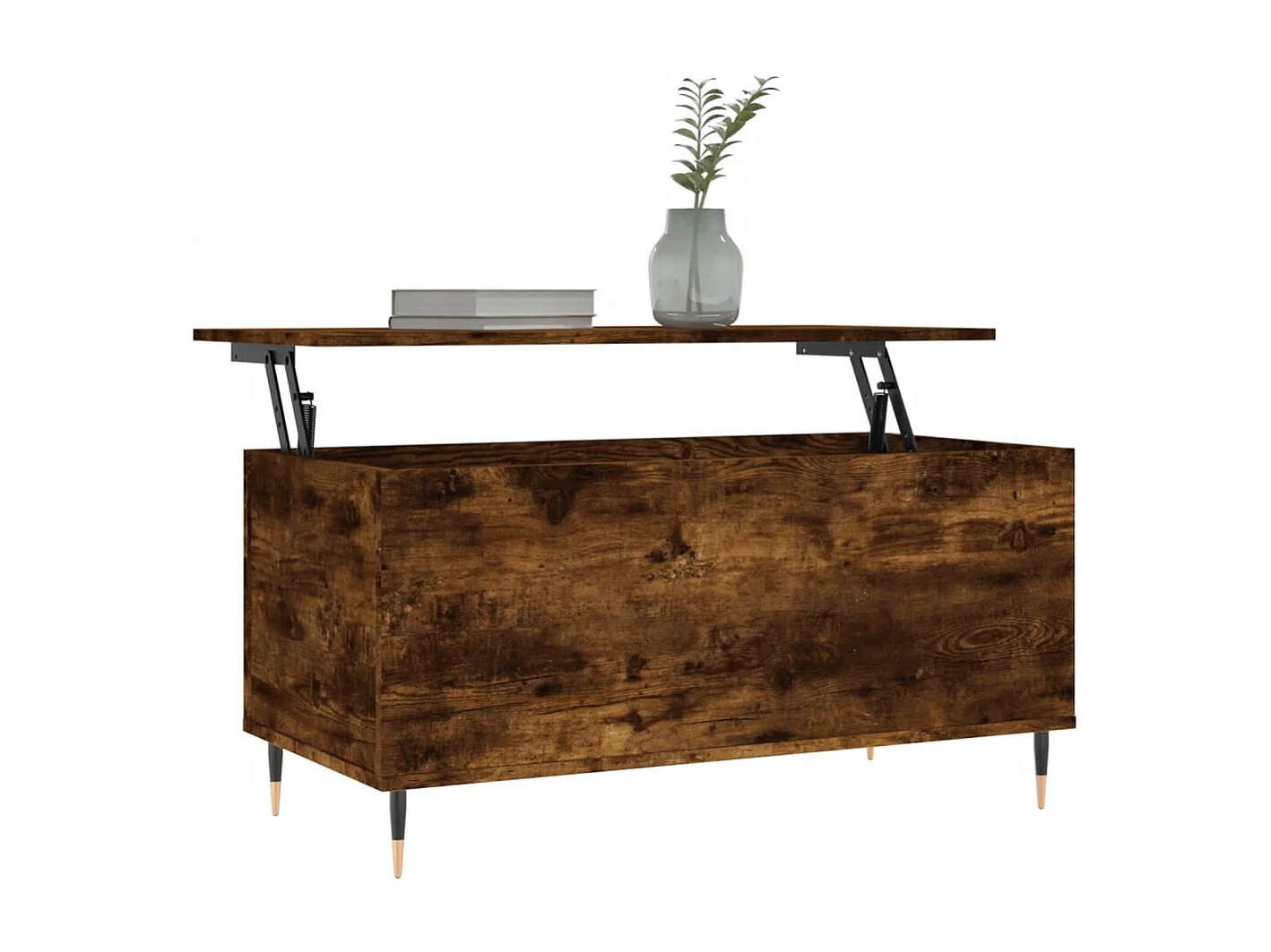 Couchtisch-Wohnzimmertisch-Beistelltische Räuchereiche 90x44,5x45 cm Holzwerkstoff SHL41094