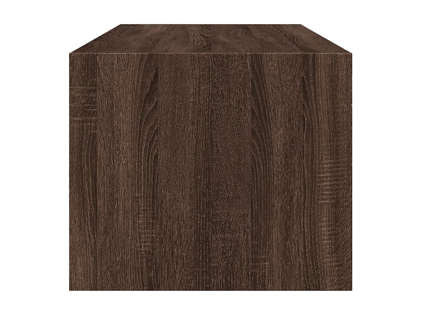 Couchtisch-Wohnzimmertisch-Beistelltische mit Glastüren Braun Eichen-Optik 102x50x42 cm SHL77545