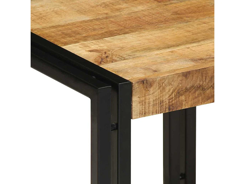 Mesita de noche | Mesa auxiliar con Infinity LED negra 40x40x49 cm SHL831761